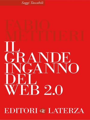 cover image of Il grande inganno del Web 2.0